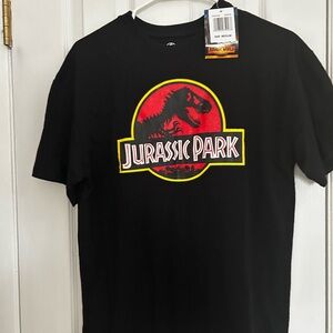 Jurassic Park Black Graphic Kids Tee